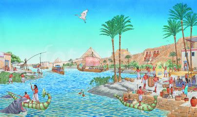 The uses of the River Nile - Ancient Egyptians