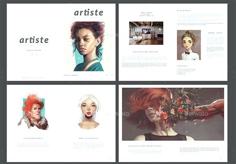 Art Portfolio Layout