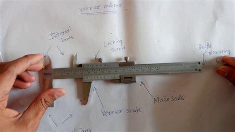 Vernier Caliper Parts And Functions