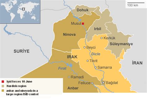 Kirkuk War Map - Iraq Civil War Map - Kurdistan War Map Page Maps, Map ...