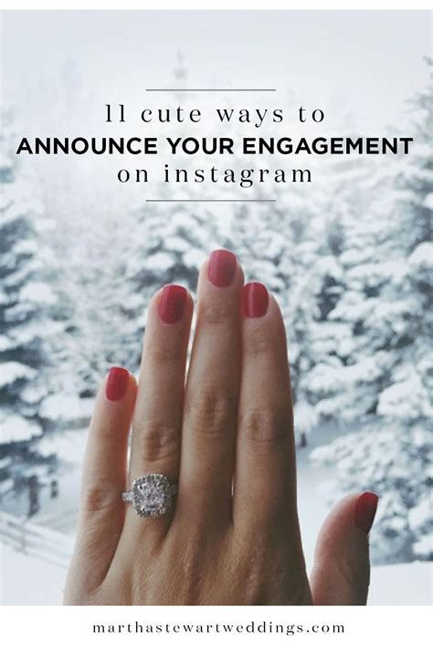 11 Cute Ways to Announce Your Engagement on Instagram | Engagement ...