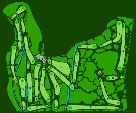 Harpeth Hills Golf Course - Layout Map | Course Database