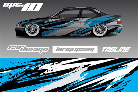 Race car livery design vector 7564457 Vector Art at Vecteezy