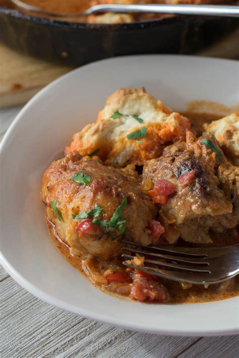 Chicken Goulash with Buttermilk Dumplings - What the Forks for Dinner?