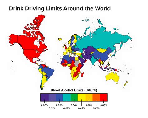 Drink Driving Limits Around the World Compared - Diamond Advanced Motorists