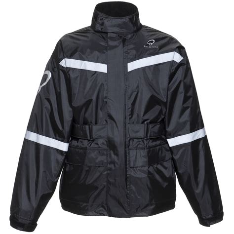 Black Spectre Waterproof Motorcycle Over Jacket