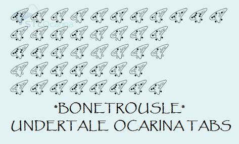 Картинки по запросу bonetrousle ocarina tab | Ocarina tabs, Undertale, Tab