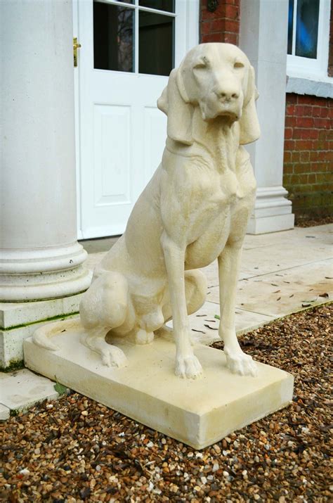 Jacquemart Hunting Dog statue (R/H) | Haddonstone USA