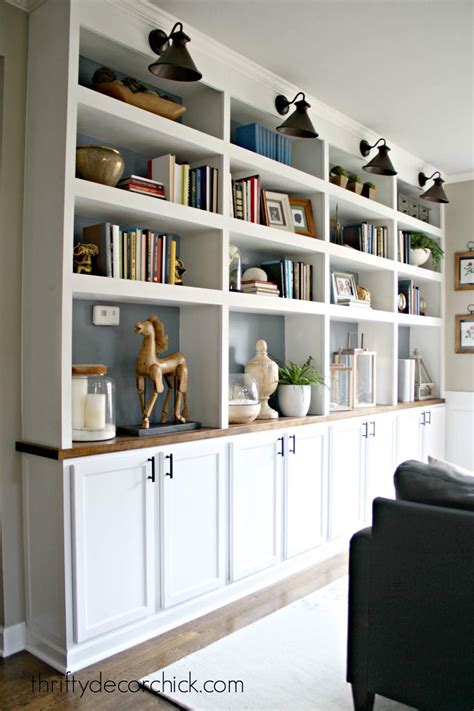 Diy Built In Bookcases