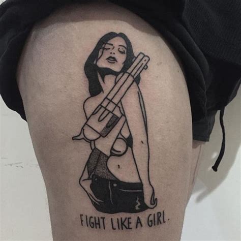 Tattoo uploaded by JenTheRipper • Fight like a girl tattoo by Lydia ...