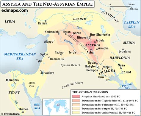 Assyrian Civilization Map