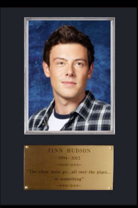 Finns plaque | Glee quotes, Glee funny, Glee cast