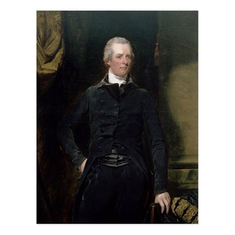 Portrait of William Pitt the Younger Postcard | Zazzle | Portrait ...