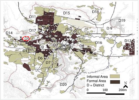 Kabul District Map