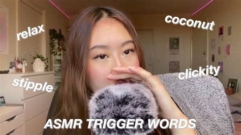 ASMR TRIGGER WORDS - YouTube