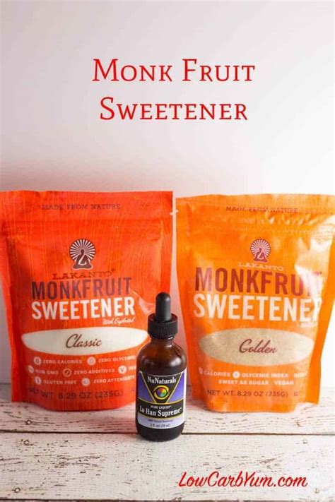 Monk Fruit Extract Sweetener | Low Carb Yum