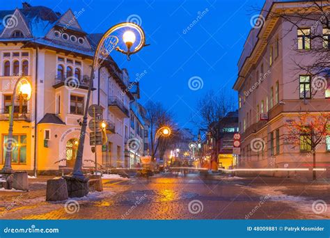 Famous Krupowki Street in Zakopane at Winter Time Editorial Photo ...