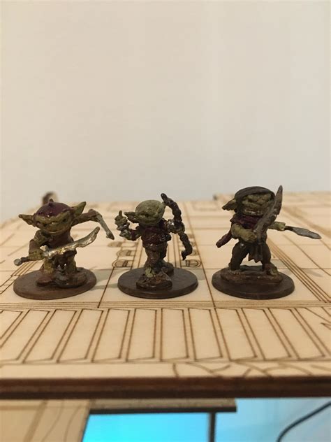 First Painted Miniatures! Can’t wait for my players to venture into the ...