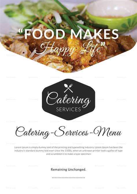 Catering Templates