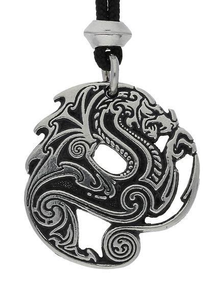 Handmade Beowulf Mighty Dragon Pewter Pendant ~ Heroism and Valour ...