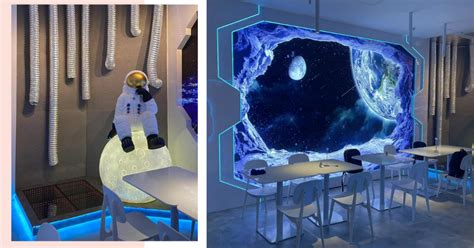 New Outer Space-Themed Restaurant At Bugis Has An Astronaut Walking ...