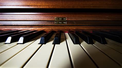 piano, keys, bw, musical instrument, music, 4k HD Wallpaper