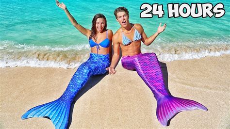 WE BECAME MERMAIDS FOR THE DAY! - YouTube