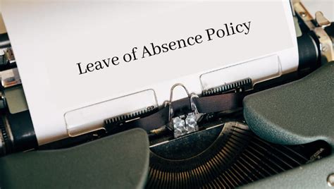 Leave of Absence Policy: Types & Legal Considerations - Factorial