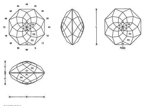 8 A'Round: Faceting Design Diagram - International Gem Society