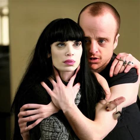 Jesse Pinkman hugging Jane Margolis | Stable Diffusion