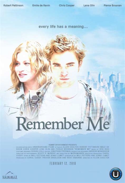 Remember Me Movie Poster (11 x 17) - Item # MOVIB39960 - Posterazzi