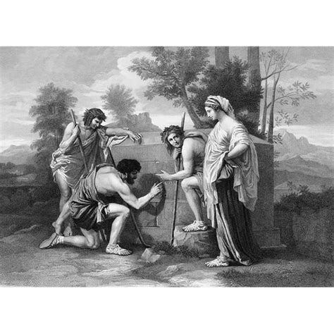 Buy old prints and engravings from Nicolas Poussin: Et in Arcadia ego