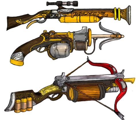 ArtStation - Steampunk Weapons