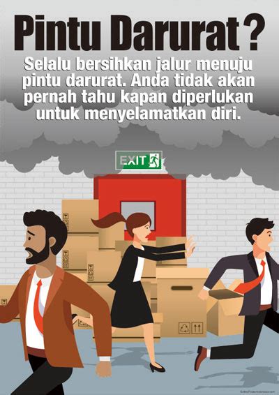 Pintu-Darurat | Safety Poster Indonesia