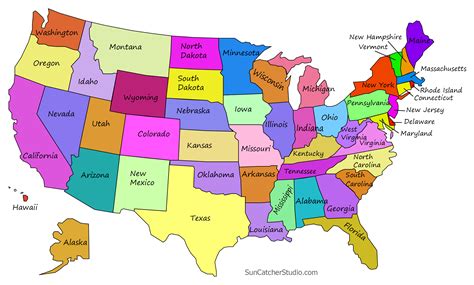 usa-map-states-color-names - projectRock