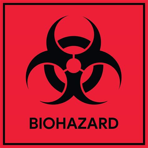 Buy Biohazard Stickers Signs (Pack of 10) | Decals for Labs, Hospitals ...