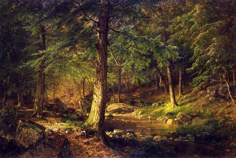 Forest Scene Painting | William Trost Richards Oil Paintings