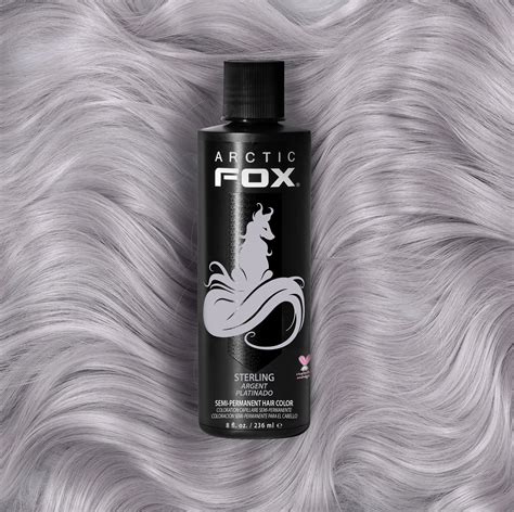 Arctic Fox Vegan y Cruelty-Free Sterling Semi-Permanent Hair Dye 8oz ...