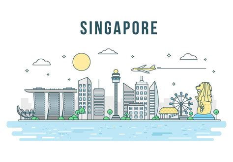 Free Singapore Vector 112687 Vector Art at Vecteezy