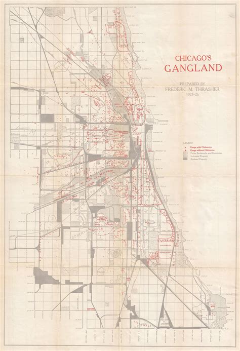 Chicago Gang Turf Map