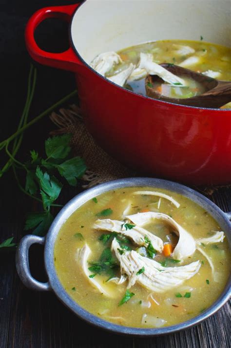 Leftover Turkey (or Chicken) Soup Recipe - Simply So Healthy