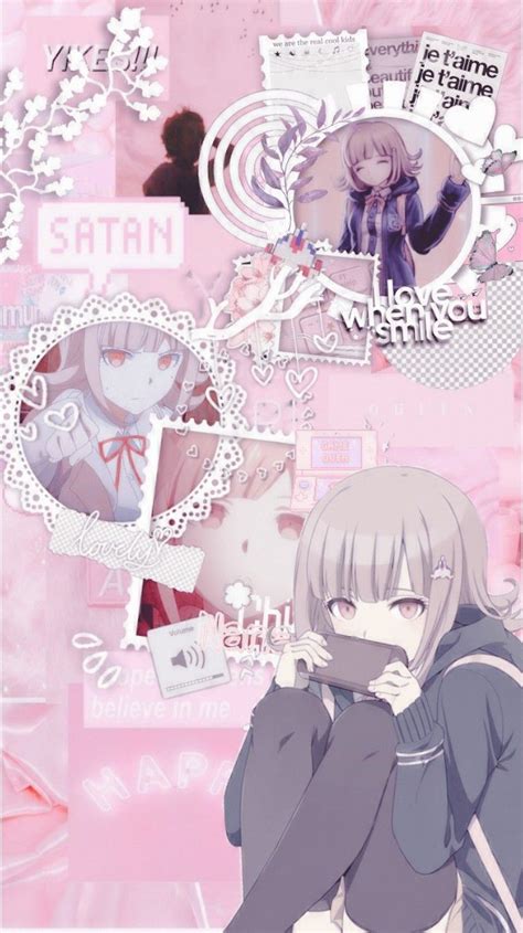 Chiaki nanami wallpaper | Anime background, Anime wallpaper iphone ...