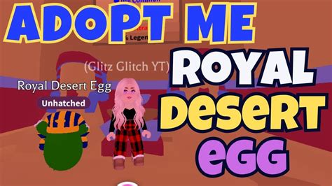 Adopt Me ROYAL DESERT EGG Completing the Puzzle and Claiming NEW Egg to ...