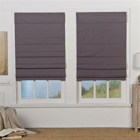 Insulating Cordless Blackout Roman Shade | Blackout roman shades ...