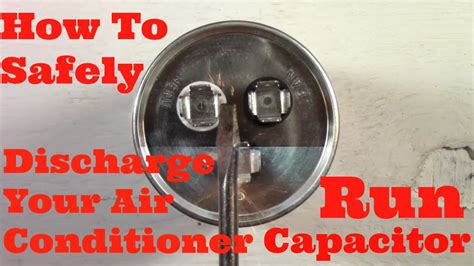 How To Safely Discharge Your Air Conditioner Run Capacitor - YouTube