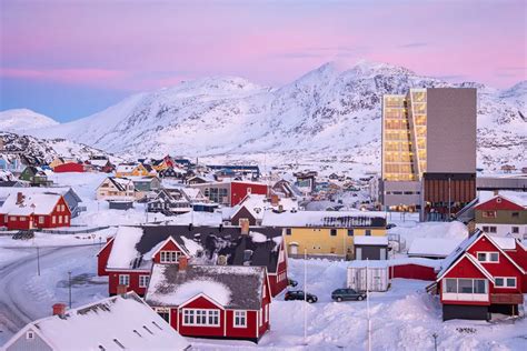 Nuuk city center at dusk in 2020 | Greenland travel, Nuuk greenland, Nuuk