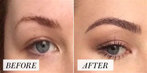 Woman's Overplucked Brow Transformation Goes Viral - Before and After ...