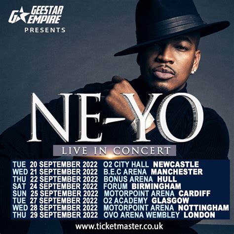 AWARD-WINNING SUPERSTAR NE-YO ADDS FIVE NEW DATES TO UK TOUR - Essex ...