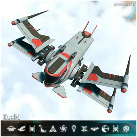 T1 Light Grey X-Wing Explorer with Red Trim. Wealthy Vy'keen Euclid ...