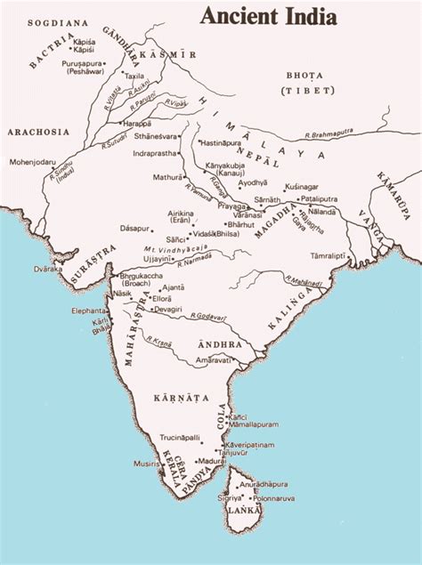 Ancient India map | Ancient india map, India map, Ancient india